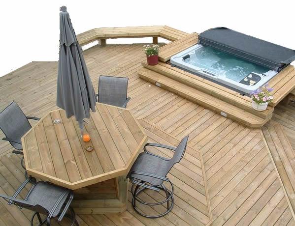 Hot Tub Reviews and Information For You: Hot Tub Deck