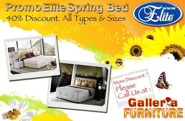 Promo Elite Spring Bed - Harga Murah -Galleria Furniture Bandung