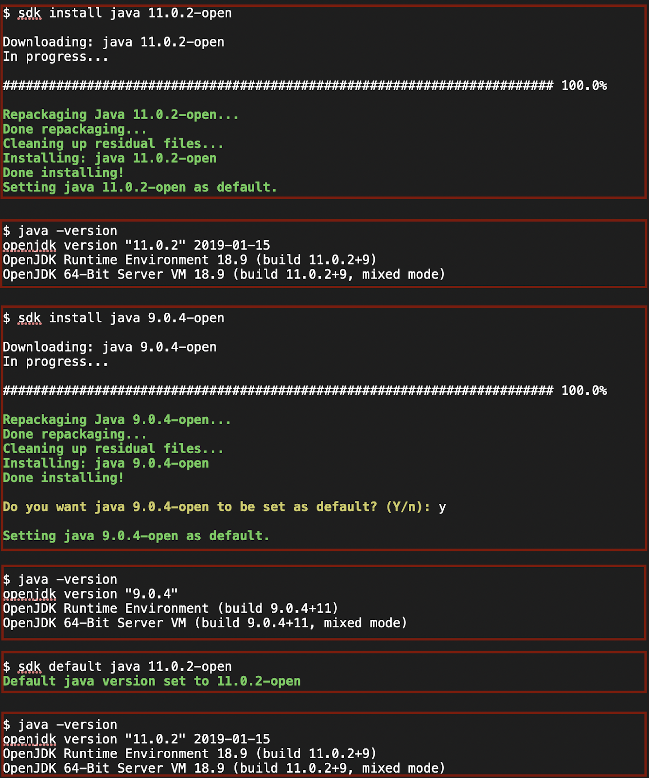 mac check java version terminal