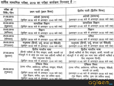 Bihar board exam date 2019 time table of 10th, 12th, OMR sheet changed Bihar board exam date 2019 time table of 10th class