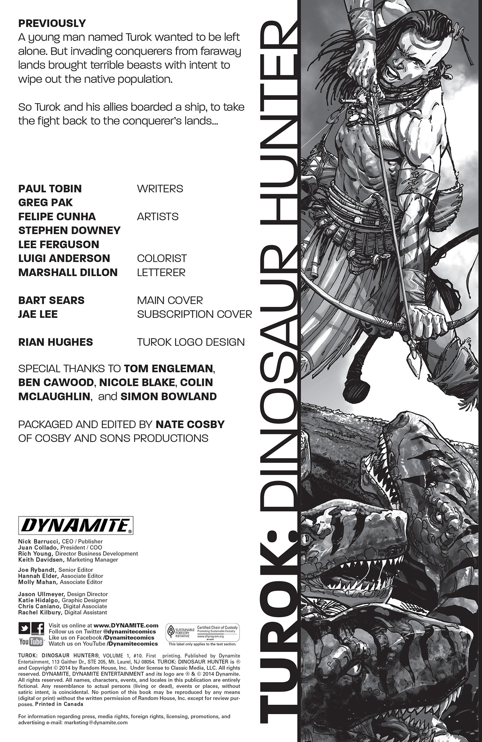 Read online Turok: Dinosaur Hunter (2014) comic -  Issue #10 - 2