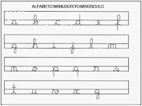 Alfabeto Manuscrito Minúsculo