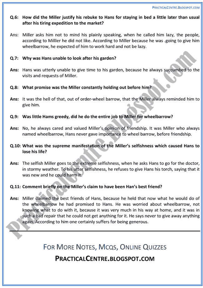 The-Devoted-Friend-Prose-Questions-Answers-English-XII