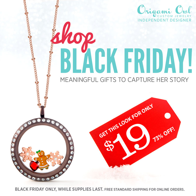 Origami Owl Black Friday: Chocolate Locket Look for $19