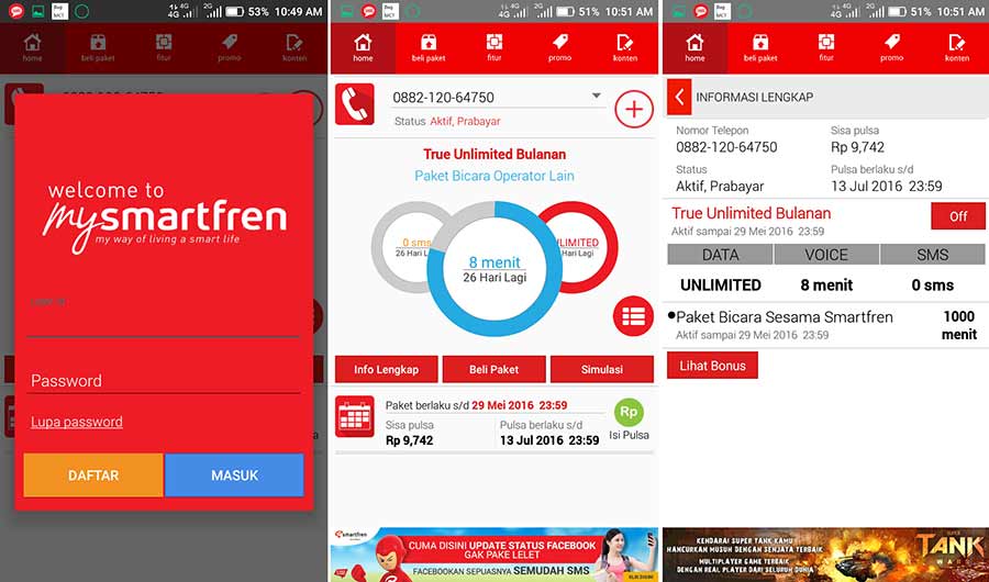 Cara Menonaktifkan Paket Smartfren 4g