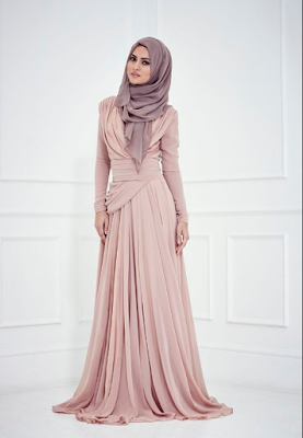 Gaun Pengantin Muslimah Simple Tapi Elegan
