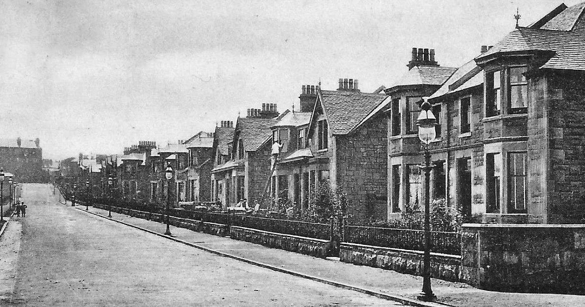 Tour Scotland Old Photograph Ravenswood Drive Shawlands Glasgow Scotland