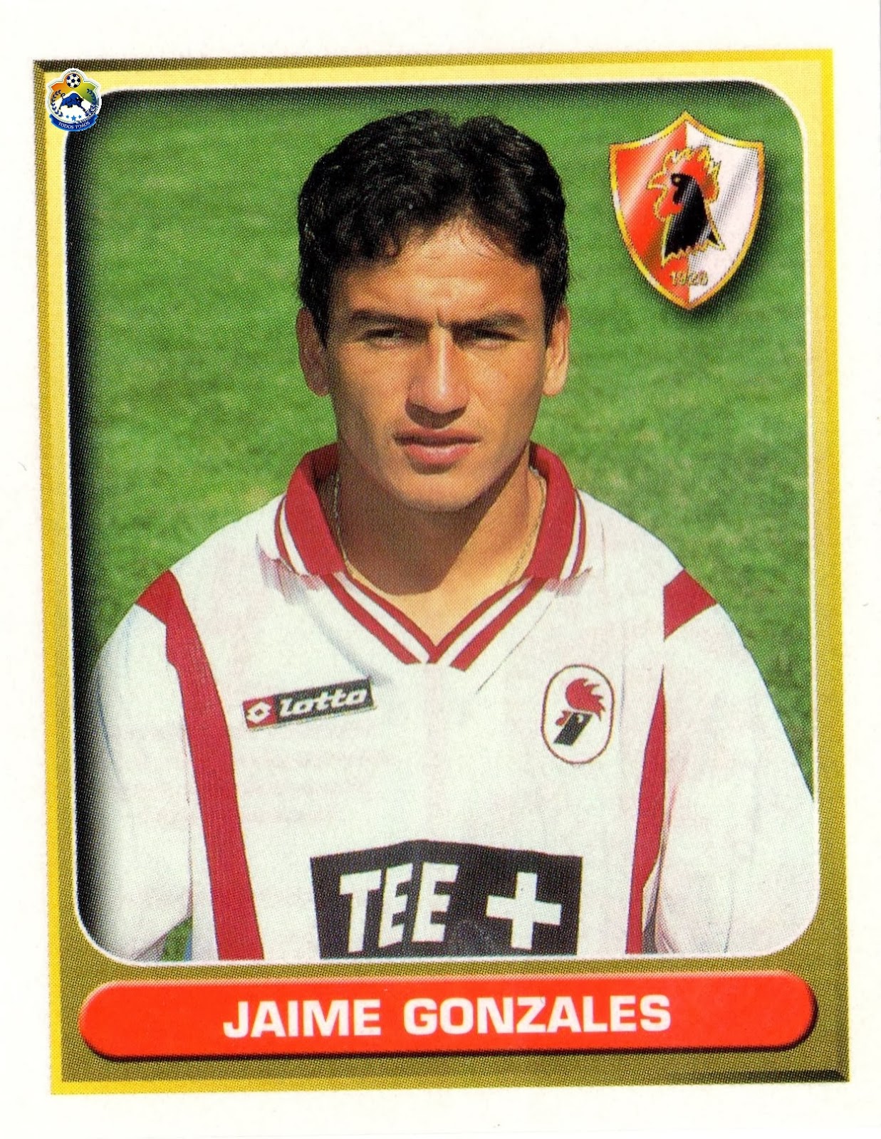 Futbolistas Chilenos en Álbumes Extranjeros Jaime Gonzalez