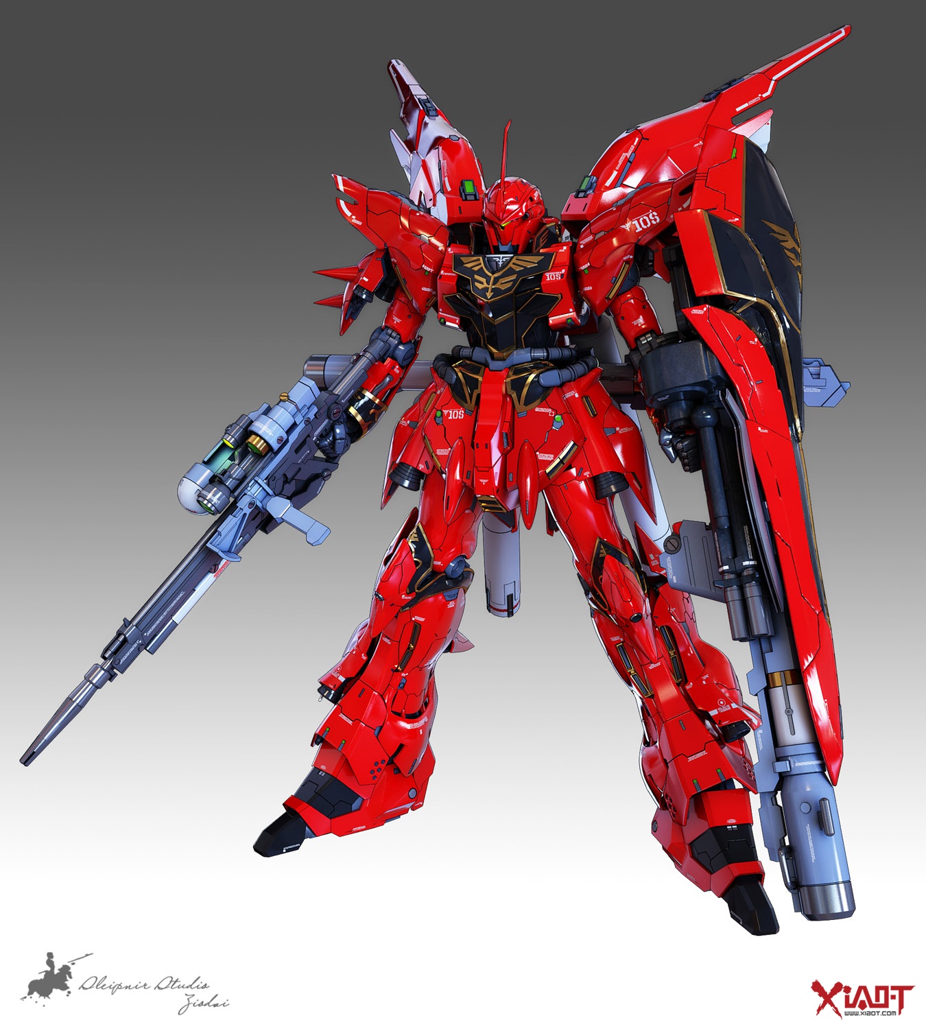 GUNDAM GUY: Gundam Digital Artwork: Sinanju