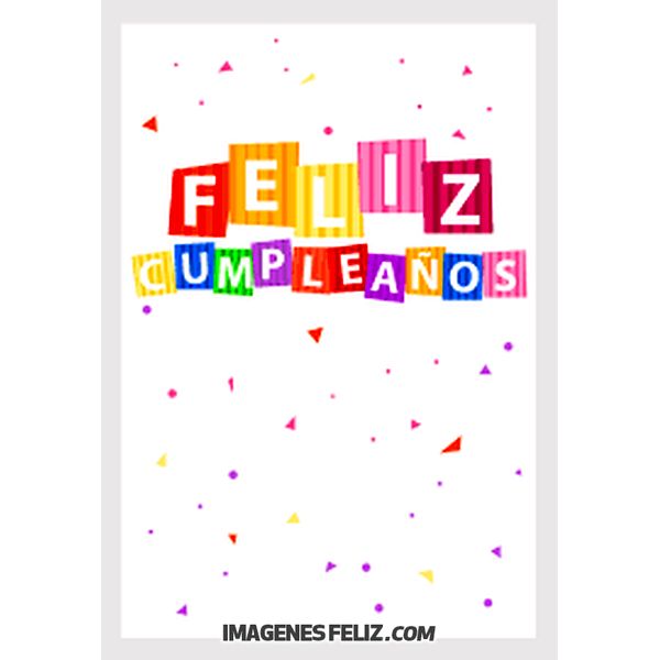 Feliz Cumple papel