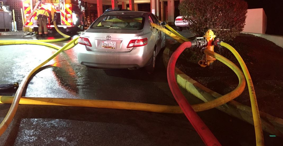 Just A Car Guy bad time to choose to block a fire hydrant? Right
