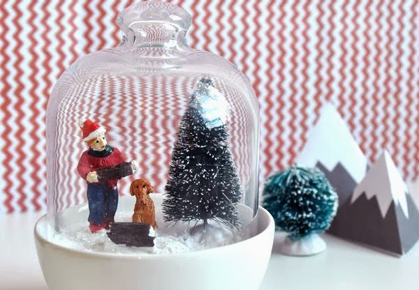 DIY Easy Snow Globe, glazen sneeuwbol maken