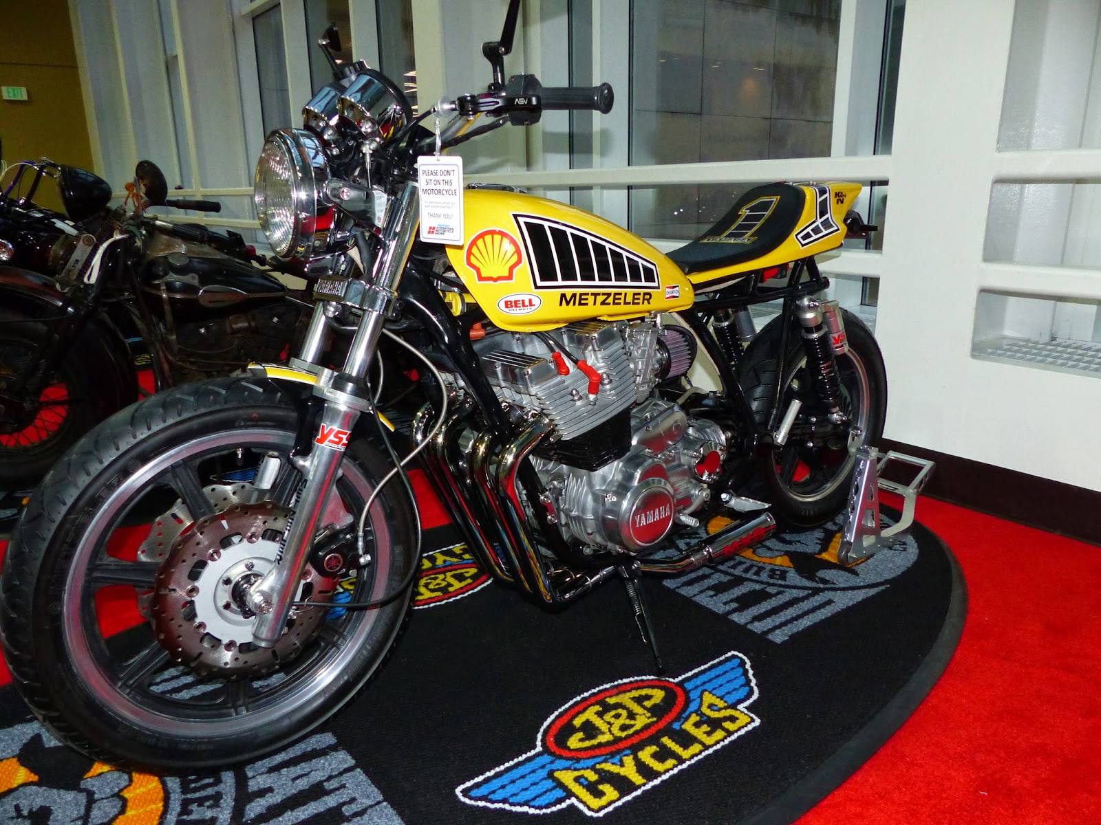 OldMotoDude: Yamaha XS1100 Street Tracker on display at the 2014 ...