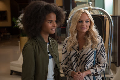 Emma Bunton and Indeyarna Donaldson-Holness in Absolutely Fabulous: The Movie