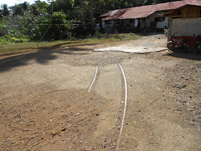 Tram rails on Corregidor.