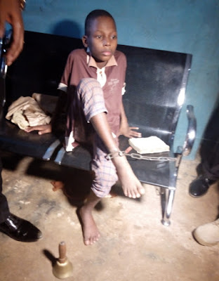 boy chained by grandmother ogun state