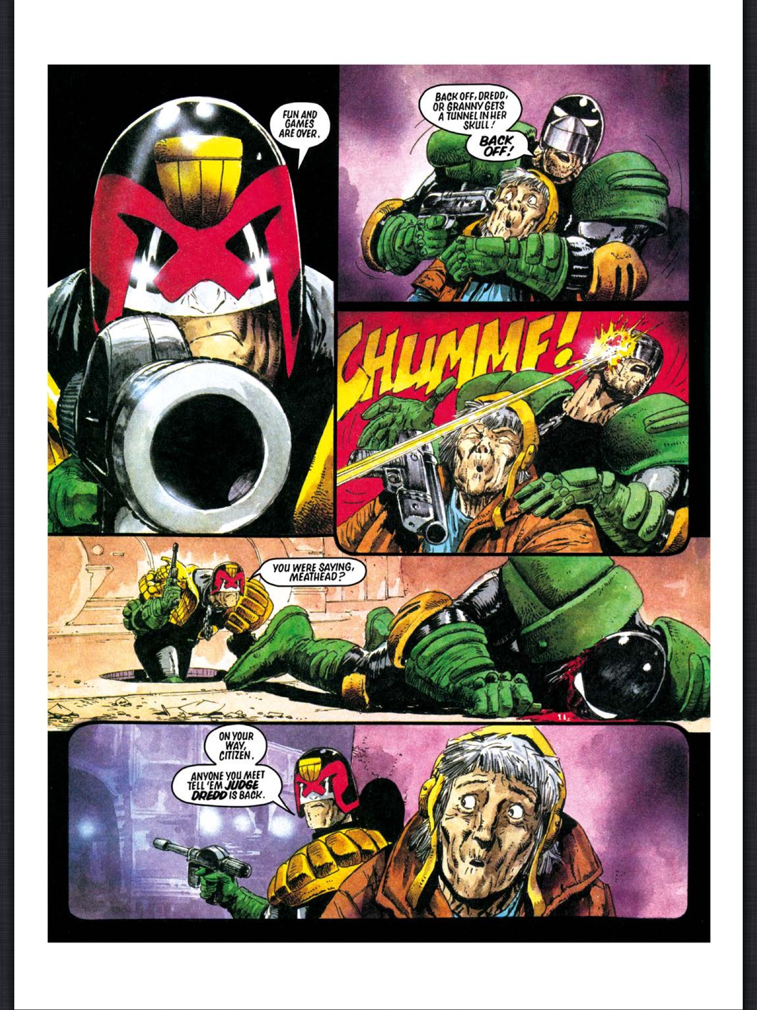 Read online Judge Dredd: The Complete Case Files comic -  Issue # TPB 19 - 128