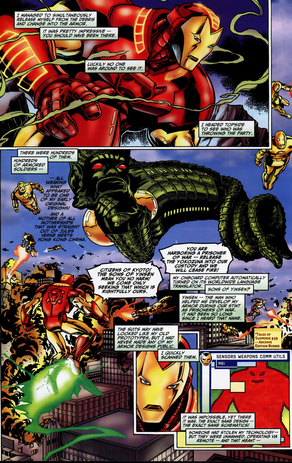 Read online Iron Man (1998) comic -  Issue #1/2 - 10