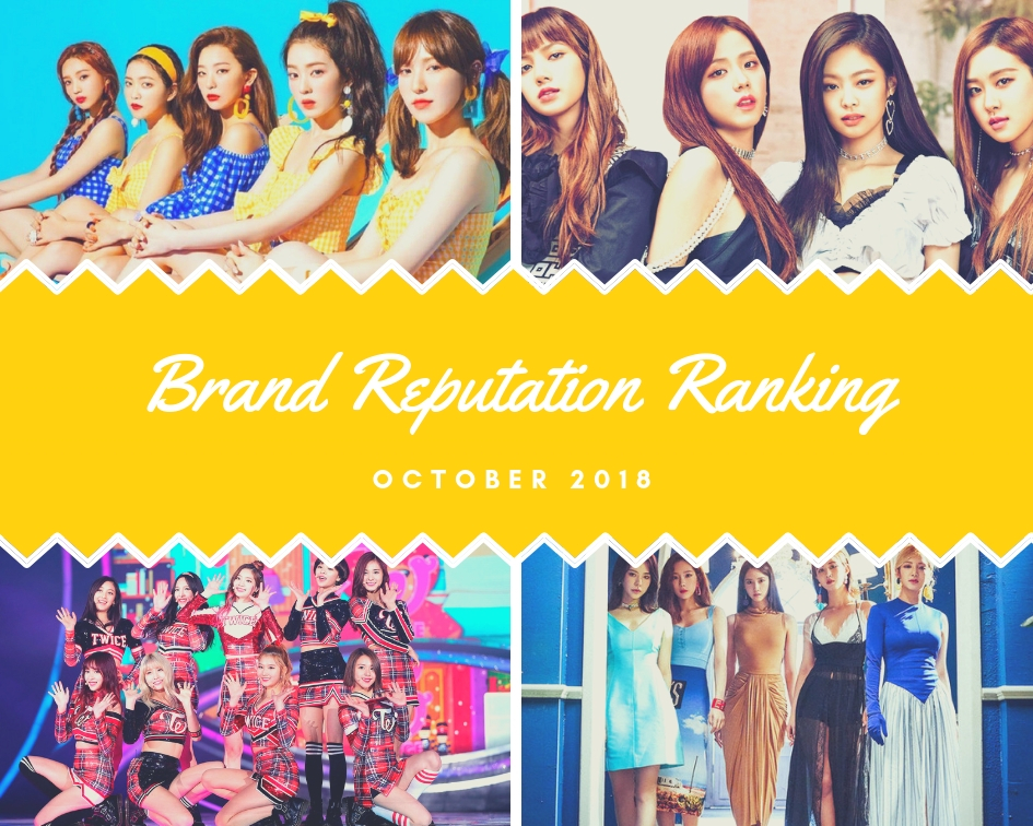 Kpop girl group brand reputation ranking (October 2018)