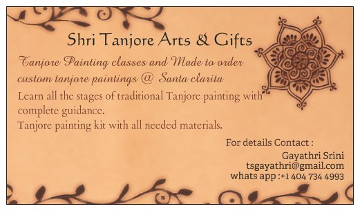 Online Tanjore painting classes USA, made to order Tanjore painting