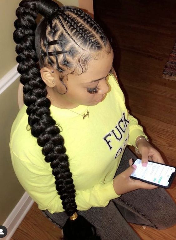 47 Best African Fishtail Braids Hairstyle 2019 For Black Hair