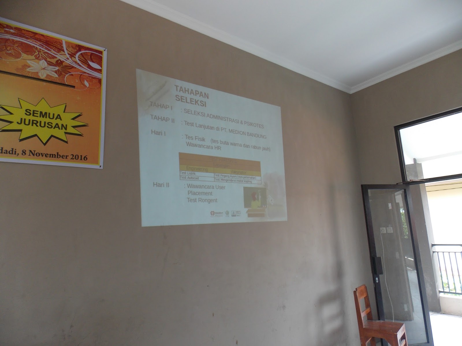 BKK Adakan Rekrutmen PT. Medion SMK Negeri 2 Purwodadi