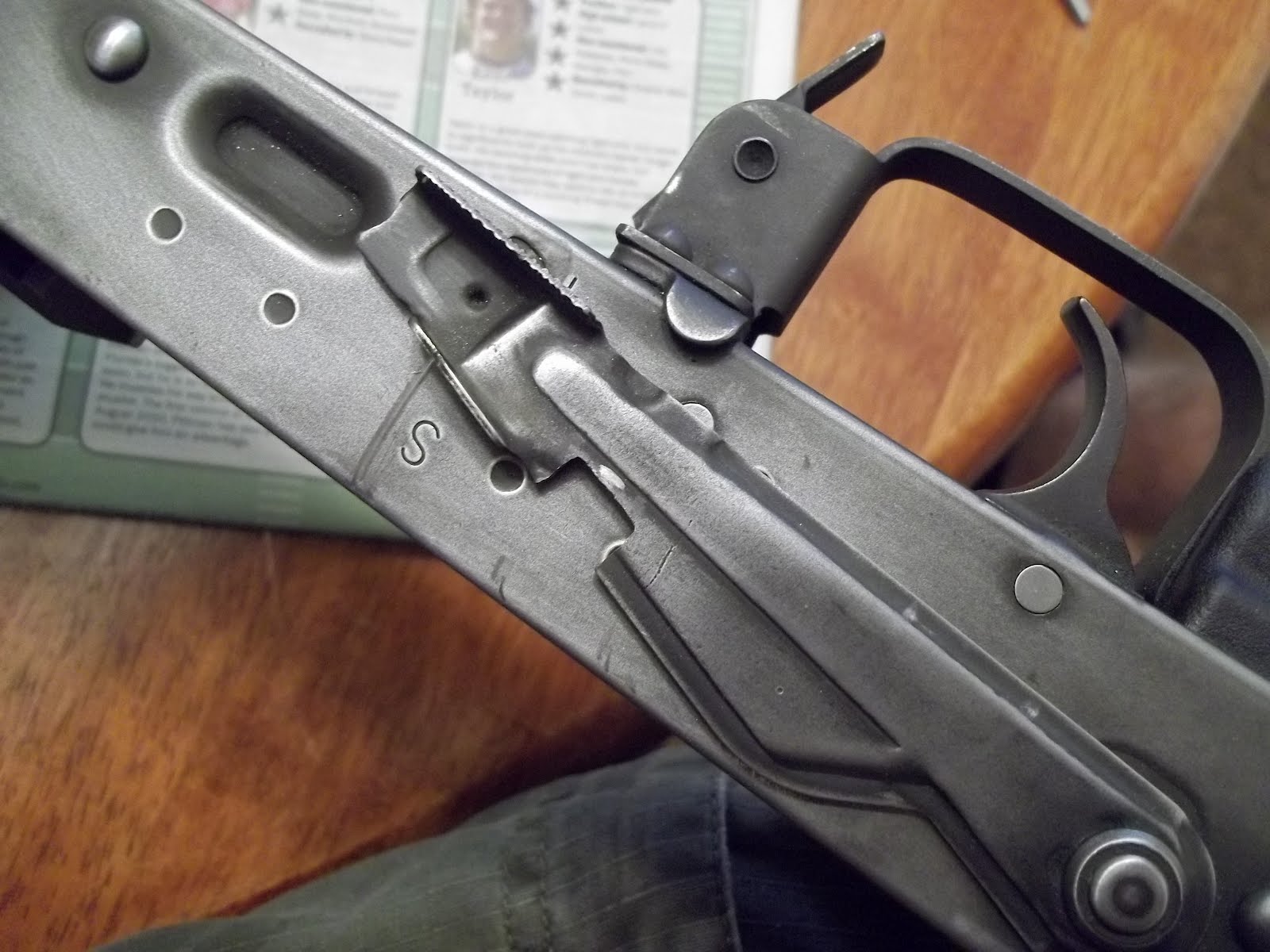 Preparation and survival Cutting a bolt hold open notch in your ak 47/