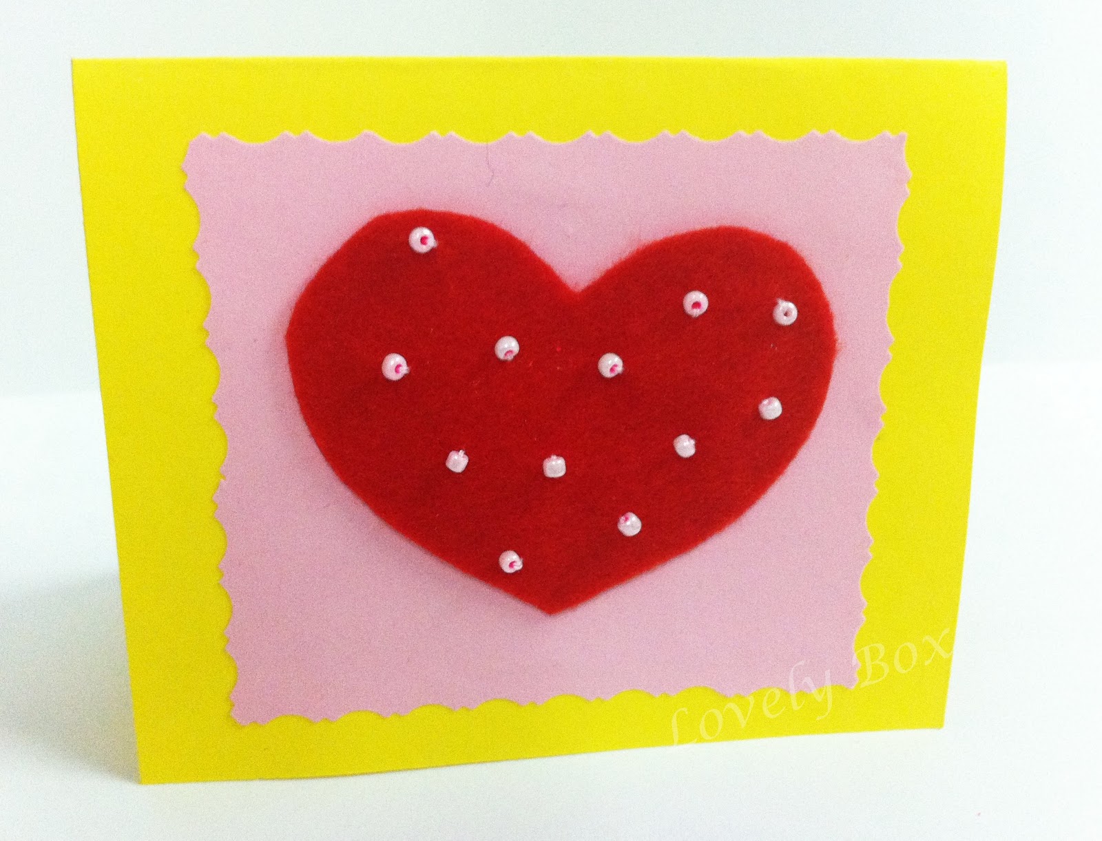 Lovely Box diy Mini Gift Cards