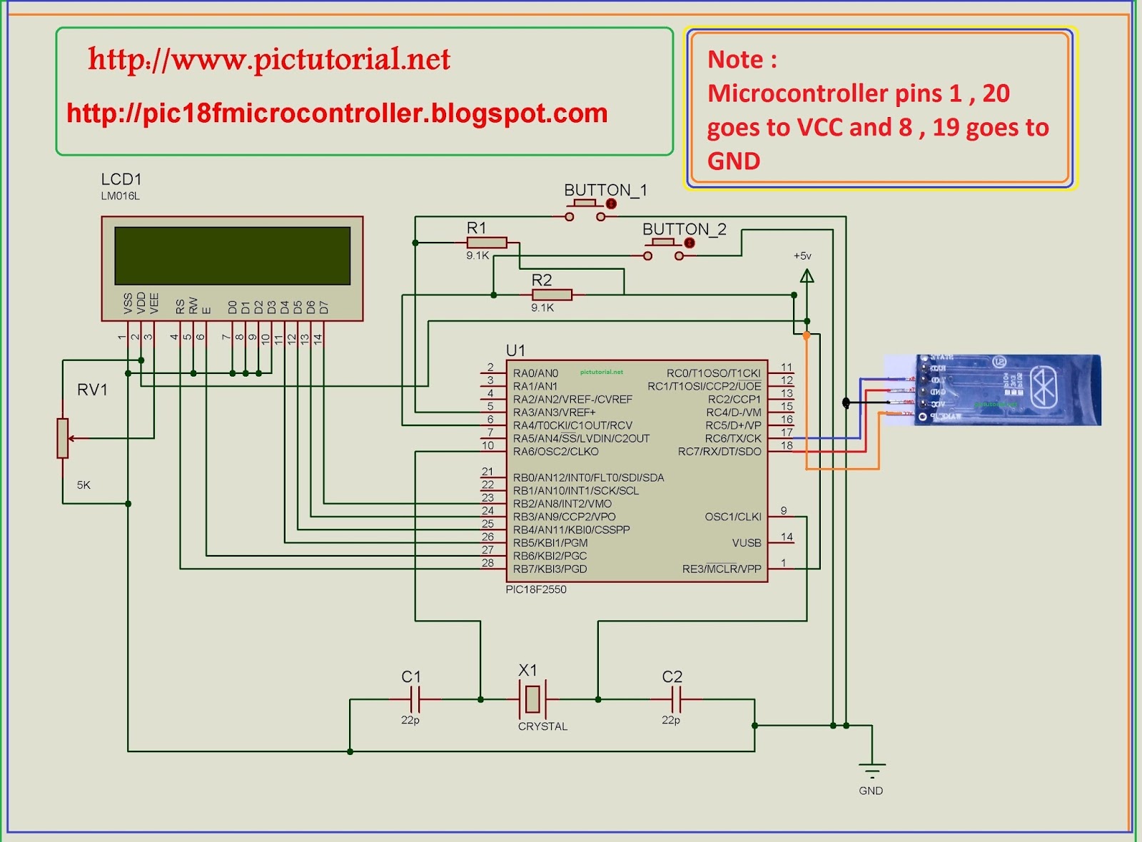PIC16F877A] Interfacing Bluetooth Module HC-05 With PIC, 57% OFF