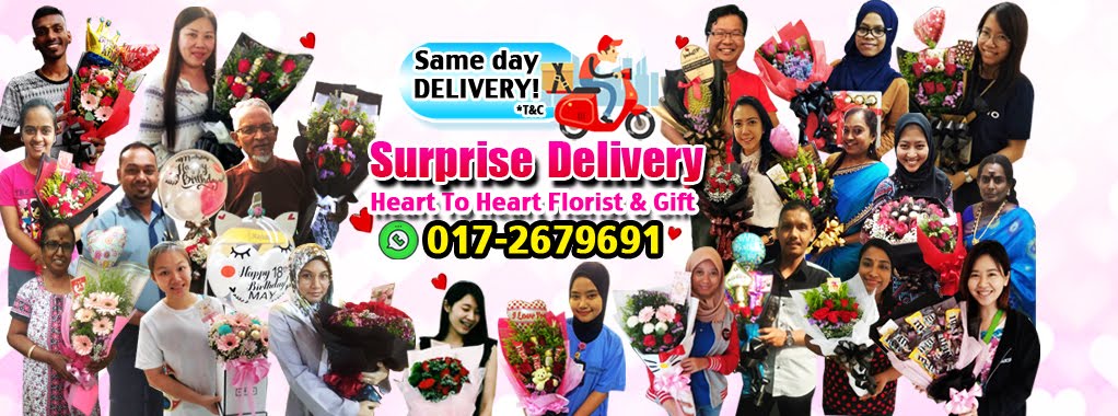 BUNGA /FLORIST SRI GOMBAK/BATU CAVES/ SELAYANG: Heart to Heart Florist & Shop 