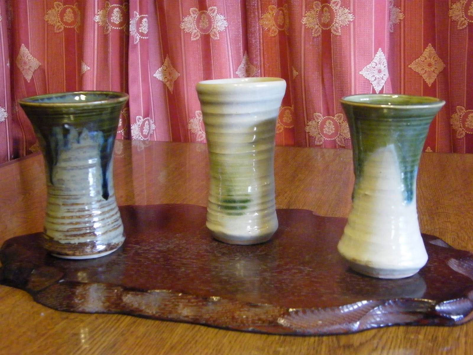 川口淳作インテリア陶芸作品カップポット川口淳