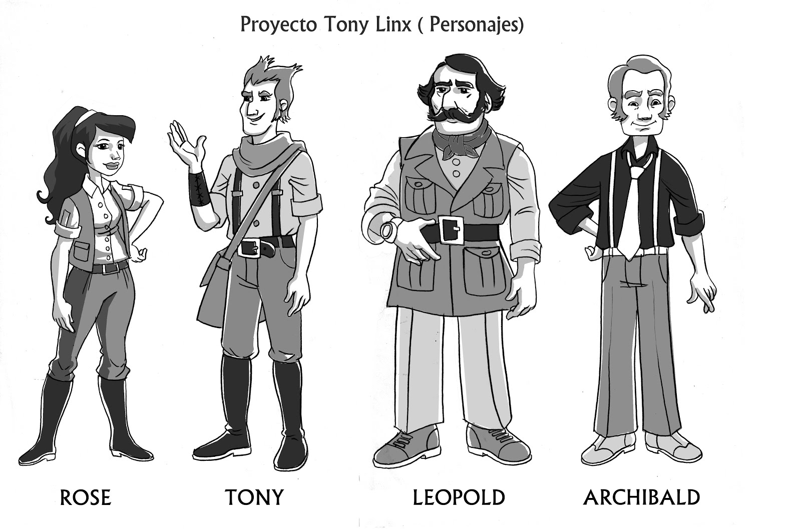 Personajes Para libro de TonyLinx