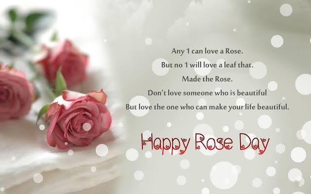 Happy Rose day Messages in English Happy Rose day Messages in English