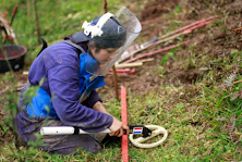 Civilian demining teams gear up for work in Colombia