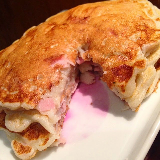Christmas Activity Advent Calendar - 18 Days to Go - Christmas Breakfast for Dinner - Ham and Cheese Savoury Pancakes