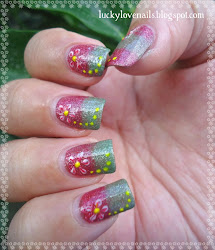 ombre nails christmas bless everyone god