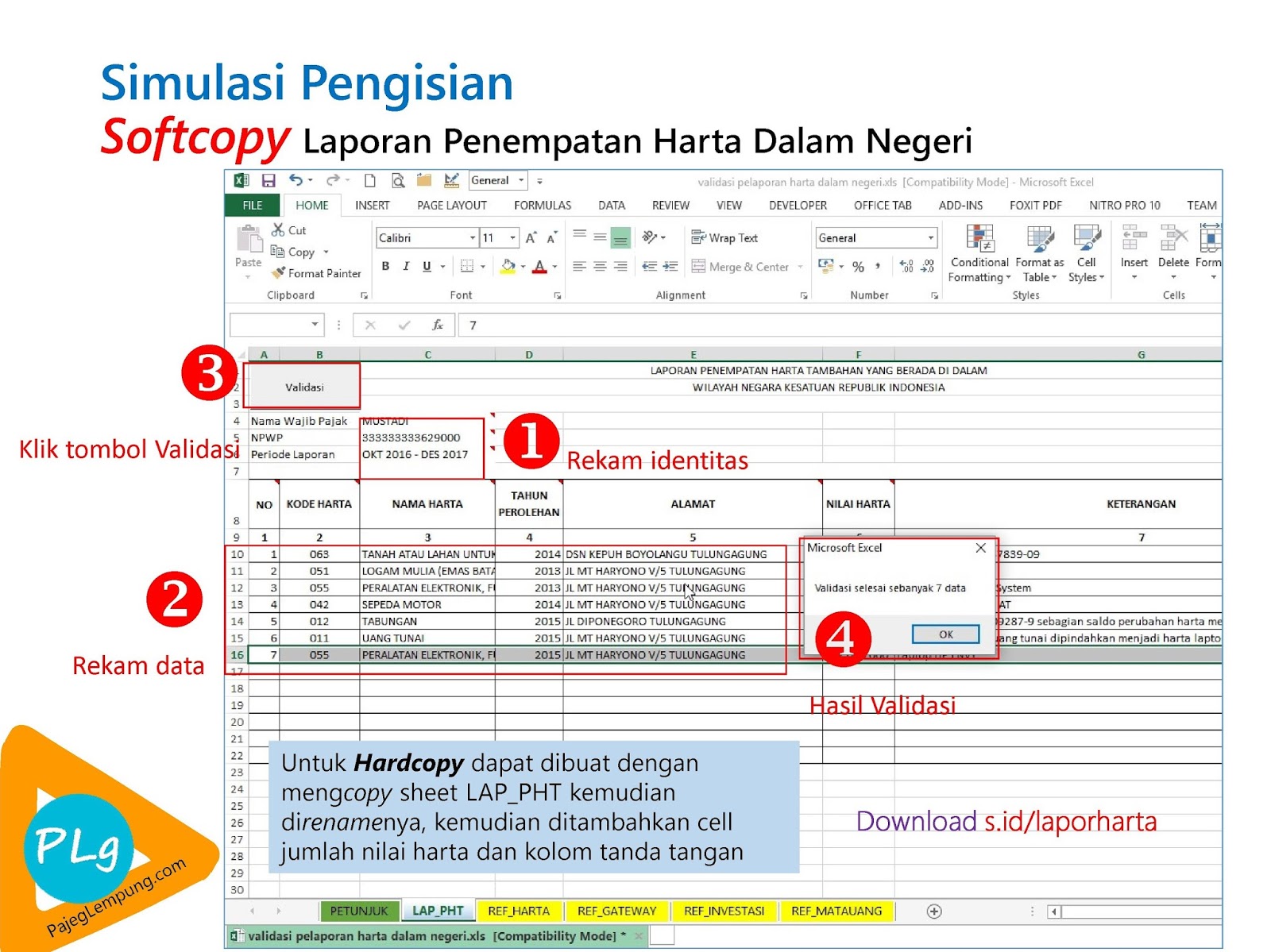 Simulasi Laporan Penempatan Harta Tambahan Amnesti Pajak Simulasi Laporan Penempatan Harta Tambahan Amnesti Pajak