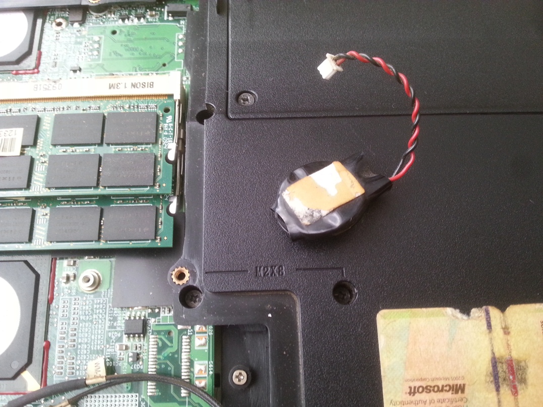 bilgisayarimin bios pilini degistirdim