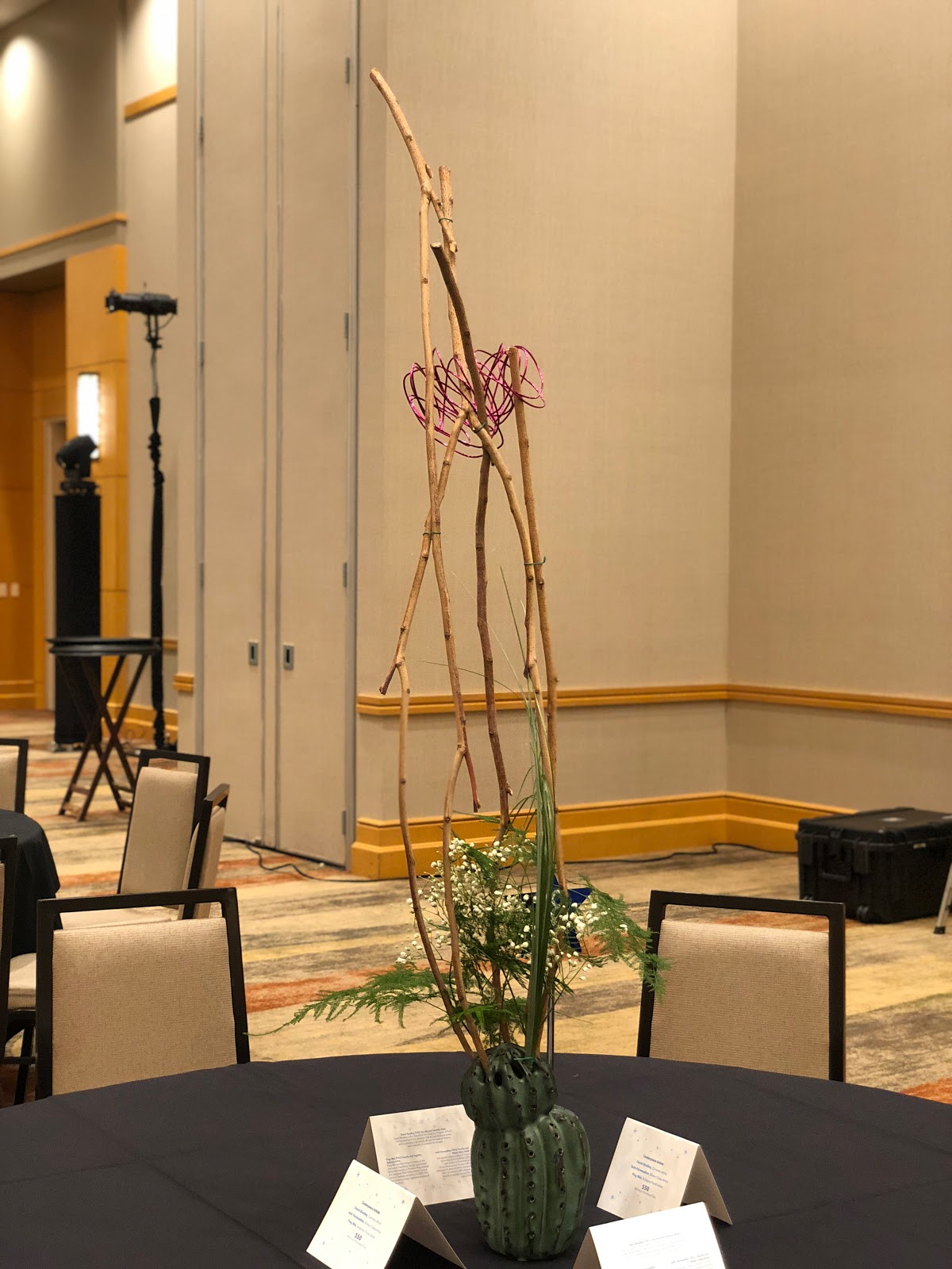 ikebana lessons April 2018