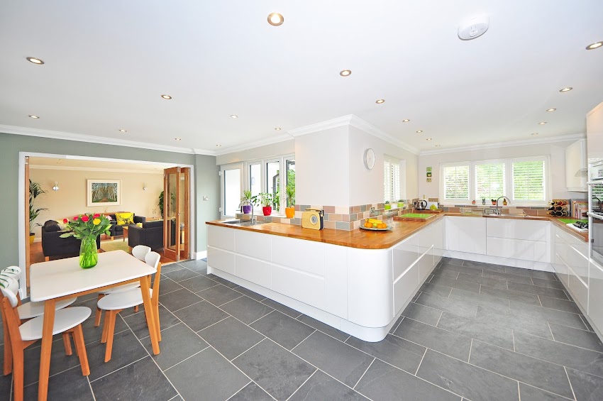 Brown and White Wooden Kitchen Island Brown and White Wooden Kitchen Island
