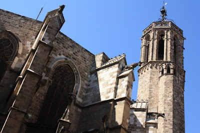 Bell tower of the Barcelona Cathedral