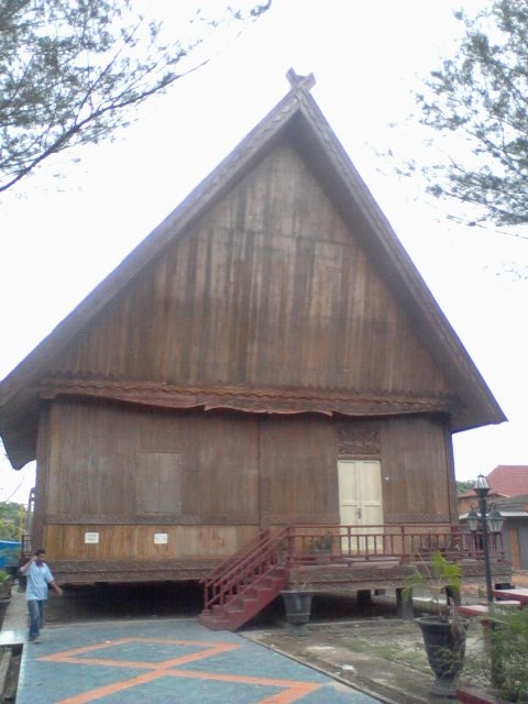 Tua & Tradisionil Nusantara: Rumah adat Muara Enim. Sumsel.