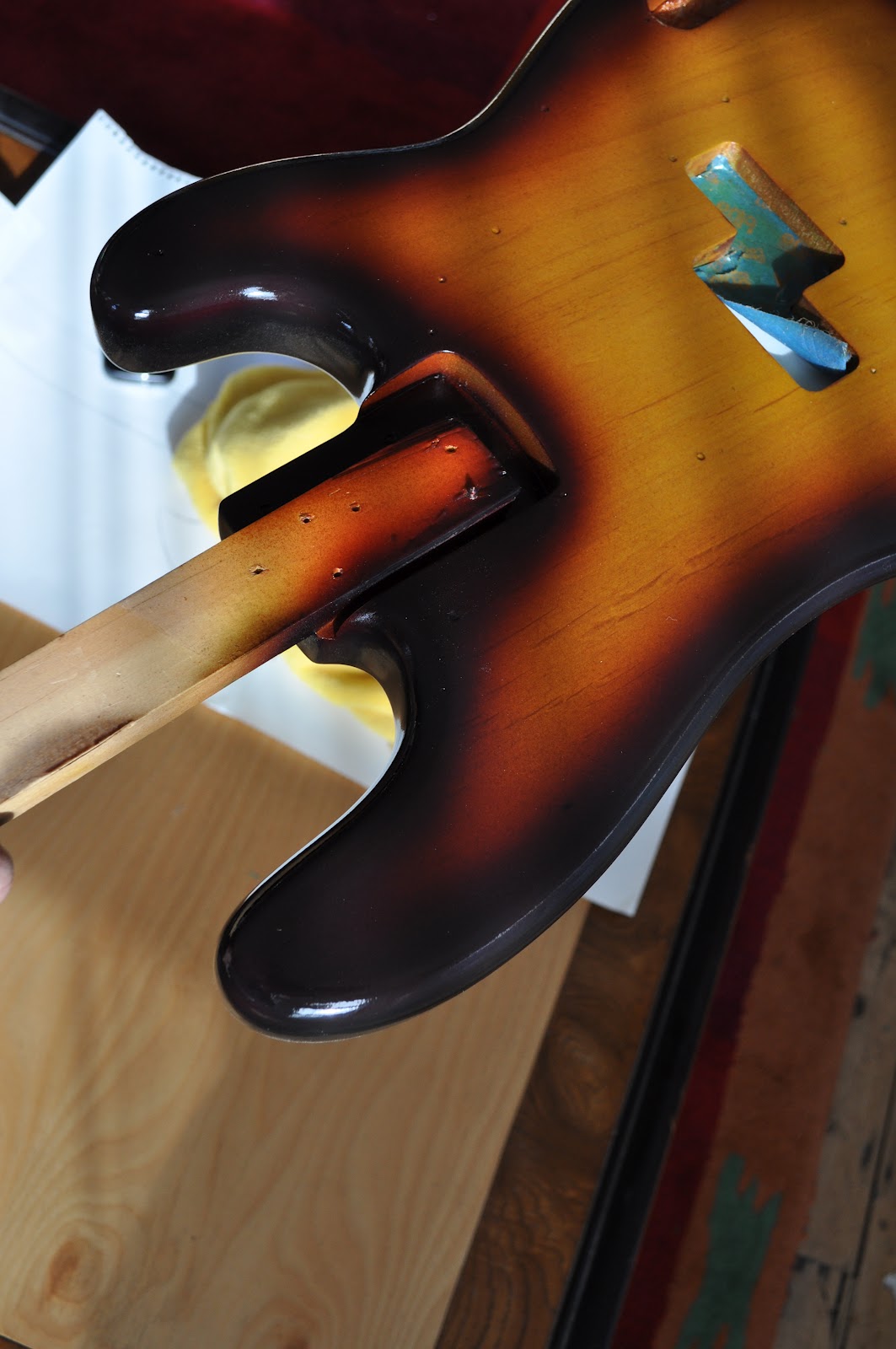 The Guitar Garage 1959 Fender Precision Restoring One of the