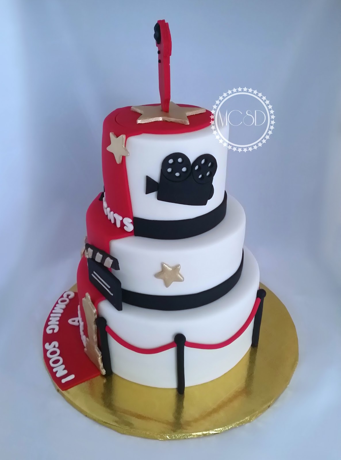 CakesbyZana: Red Carpet Baby Shower Cake