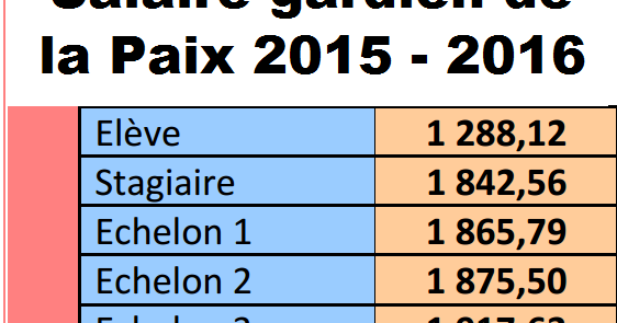 Grille Salaire Gardien De La Paix 2022 QCM-CONCOURS-GRATUITS: Combien gagne un gardien de la paix? Salaire