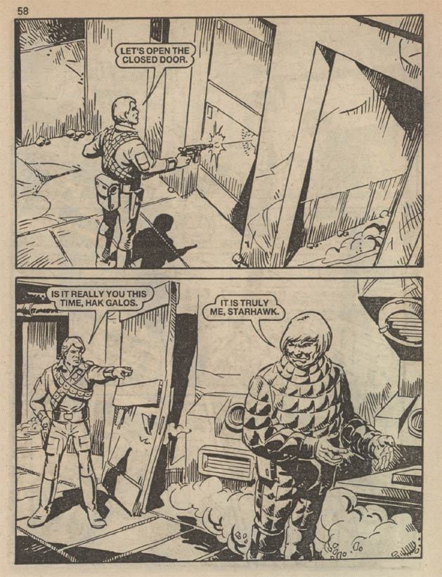 Read online Starblazer comic -  Issue #186 - 57