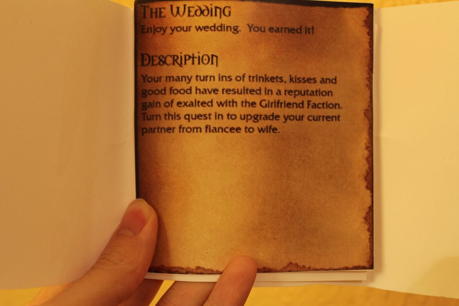 Khalanil The Quest Reward of a Lifetime The Wedding of Warcraft