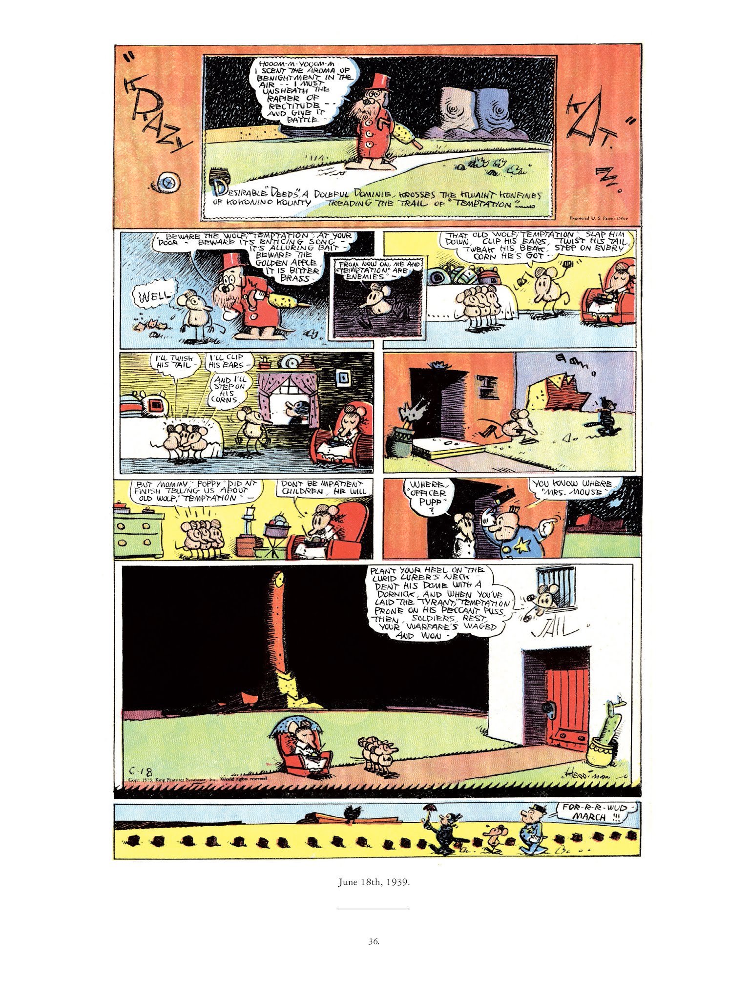 Read online Krazy & Ignatz comic -  Issue # TPB 11 - 36