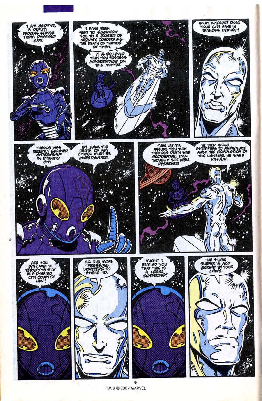 Silver Surfer (1987) Issue #40 #48 - English 8