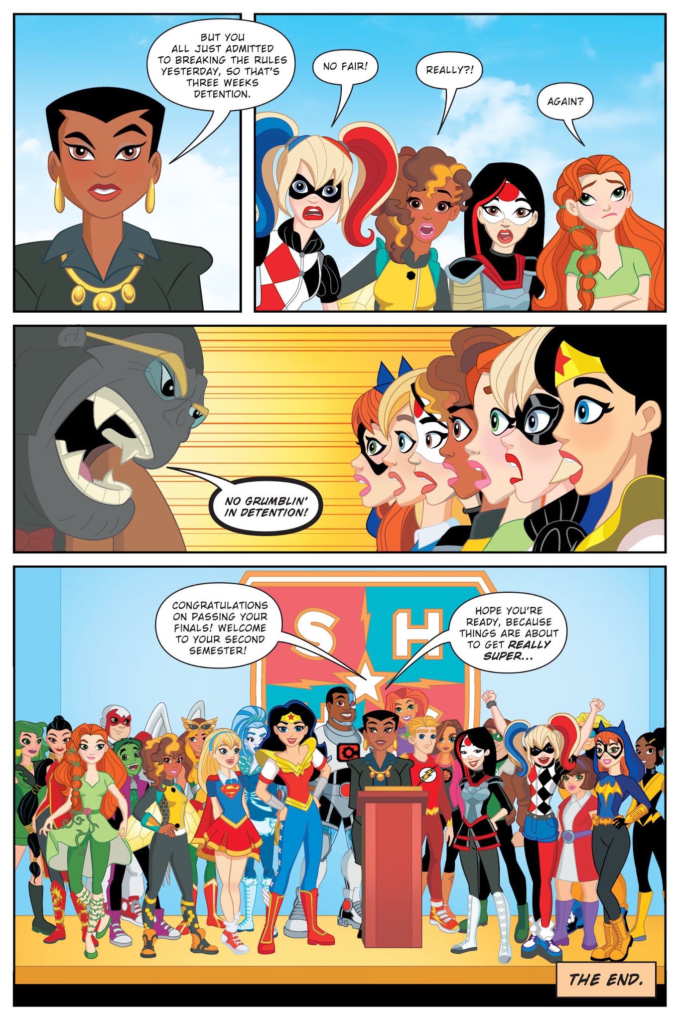 Read online DC Super Hero Girls: Finals Crisis comic -  Issue # TPB - 121